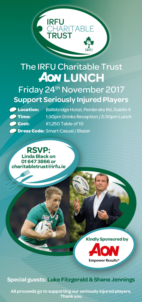 IRFU Charitable Trust _AON Lunch