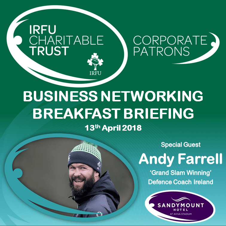 IRFU Charitable Trust _Breakfast Briefing with Andy Farrell