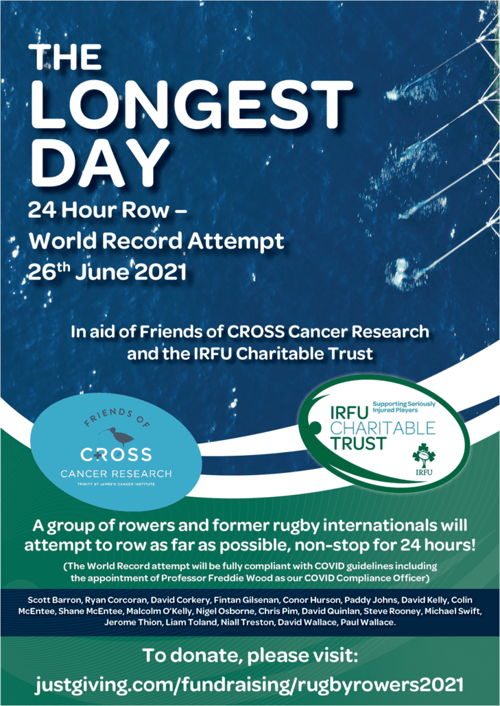 The Longest Day 24 Hour Row World Record Attempt IRFU Charitable