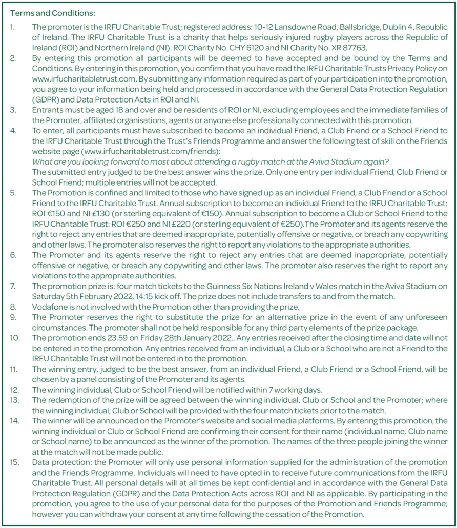 Terms & Conditions