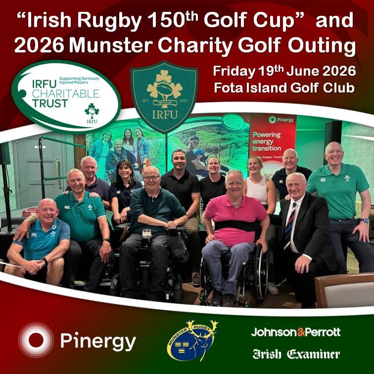 IRFU Charitable Trust Irish Rugby 150th Golf Cup & 2026 Munster Charity Golf Outing _sqr