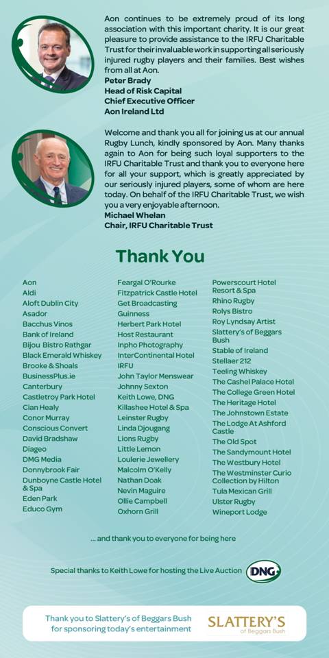 IRFU Charitable Trust 2025 Rugby Lunch - Table Card (2)