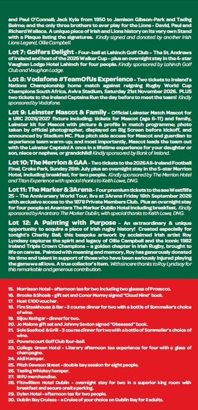IRFU Charitable Trust 2026 Rugby Ball - Table Card (7)