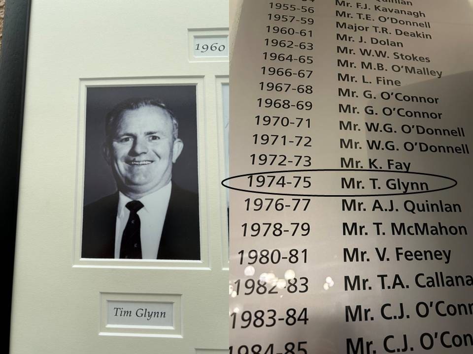 - Brendan Glynn's Uncle Tim Glynn