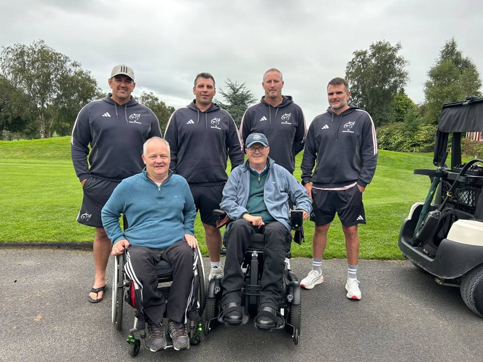 Danny Noonan with the Munster Rugby Coaching Team